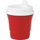 Durable Plastic 8 Oz. Red Solo Cup Baby Sippy Cup With Snug Spill Proof Lid