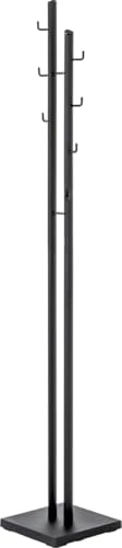 HAKU Appendiabiti da terra nero, Metallo Appendiabiti - Dim. L 29 cm x A 176 cm x P 29 cm, Stile Moderno