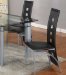 Roundhill Furniture Cinda Metal Contemporary Dining Room Chairs, Black, Set of 2