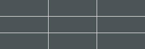 TileHQ 8" x 24" Ceramic Wall Tile in Semi-Gloss Chalkboard/Gray for Kitchen Bac…