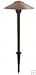 BestPro Lighting 12 Volt Low Voltage Landscape Mushroom Path Light in Rust Finish BPL301-RST