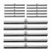 MonkeyJack 15x 19cm Metal Purse Frame Wallet Clasp Bag Making Supplies with Screws - silver