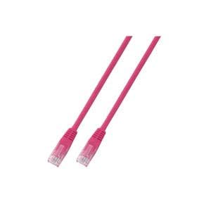 EFB-Elektronik RJ45 UTP patch cable 2 x RJ45; Magenta (Pink) – 1 m CAT. 5E
