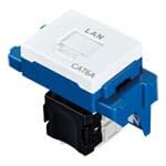 パナソニック(Panasonic) ぐっとすシリーズ 情報モジュラジャック CAT6A 埋込型 セラミックホワイト NR3180CW商品画像