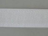 MJ May 1016-AP-PB/H-5 Velcro Brand, 2" Wide, Plain Back, Hook, 5' Length, White