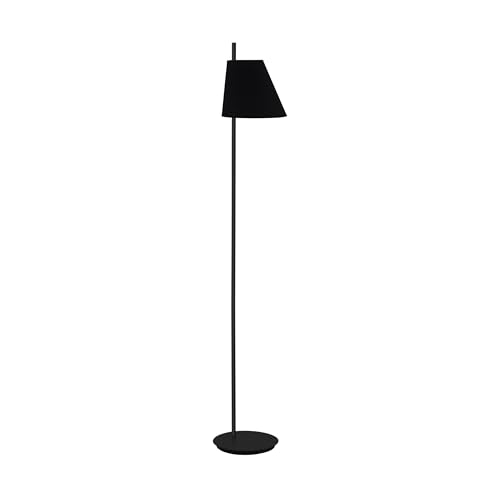 Eglo Lampadaire Estaziona, lampe sur pied 1 flamme, lampadaire en acier et