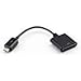 Black 30Pin Female To Micro Usb 5P Data Charge Adapter Cable 10Cm for iPad iPhone