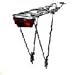 Biria Bike Rack Rear, Silver, 2 Leg Aluminum Rear Bike Rack, Silver, reflector includedthumb 3