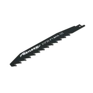 Neilsen CT3830 215mm (8.5 inches) Carbide Masonry Reciprocating Saw Blade | 13 TPI, 1.6mm Thickness | For Aerated Concrete Blocks, Low Aggregate Concrete, Masonry, and Abrasive Materials