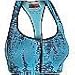 Under Armour Armour Protegee C Bra - Women's Caribbean Blue / Faded Ink / Metallic Silver 32C