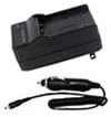 Panasonic Lumix DMC-LC1 DMC-LC5 DMC-L1 DMC-LC40 Battery Charger Kit fits CGR-S602A (Home/Wall/Travel Charger &amp; Car Charger)-US