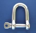 Stainless Steel D Shackle with Screw Collar Pin - 4mm by AlternativeProduct