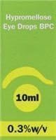 Hypromellose 0.3 eye drops for dry and irritated eyes SIX pack supply by HYPROMELLOSE