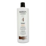 Nioxin System 4 Cleanser For Fine Hair, Chemically Treated, Noticeably Thinning Hair - 1000ml/33.8oz