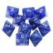 Jili Online 10pcs 8 Sided Dice D8 Polyhedral Dice for Dungeons and Dragons Roley playing Games Dice Gift Blue