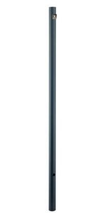 Acclaim 95-320BK Direct-Burial Lamp Posts Collection Smooth Lamp Post with Photocell, 7', Matte Black