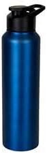 Zafos Stainless Steel Sipper Water Bottle for Fridge, Gym, Sports, Office & School, 1000ml, Blue