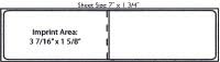 700-PM Half Strip Postage Meter Tape with 2 15/16" x 1 5/8" Imprint Area. Compares to Pitney Bowes® 625-0.