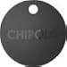 Chipolo CH-PM6-CB-OS Plus Smart Keyring Bluetooth Tracker, Phone Finder, Key Finder, Wallet Finder, Item Finder - Charcoal Black