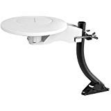 TV Antenna - Elecwave Outdoor/Indoor Digital HDTV Antenna 70 Miles Motorized OTA 360 Degree Rotation, Amplified HD TV Antenna Support FM/UHF/VHF 4K 1080P Channels - 33FT Coax Cable