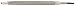 Nicholson Triangular Slim Taper Hand File, Single Cut, American Pattern, 6