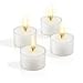 Simcha Tealight Candles No Messy Cleanup Easy Disposal Protects Surfaces Sophisticated Design Burns 8 Hours White Unscented Versatile Usage