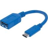 Manhattan USB 3.1 Gen1 Cable Blue 6in