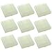 Aketek Pack of 9 PCS Clear Luminous Glow in Dark 4 Cell AA/AAA Battery Case/Holder