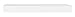 Kiera Grace Modern Floating-Shelves, 16-Inch, White