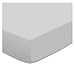 SheetWorld Fitted 100% Cotton Jersey Pack N Play Sheet Fits Graco Square Play Yard 36 x 36, Silver Grey, Made in USA
