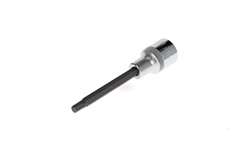 GEDORE red Schraubendrehereinsatz Bit lang 6-kant, SW 5 mm, 1/2 12,5 mm, Schraubenziehereinsatz, R62550519, Stahl