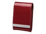 Sony LCS-THM/RI Genuine Leather Soft Carrying Case for Sony T300, T70, and T2 Digital Cameras (Red)