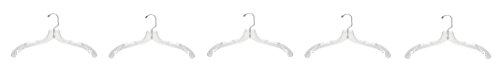 NAHANCO 505 Plastic Dress Hanger, Middle Heavy Weight, 17
