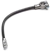 Sherco-Auto Black 15" Inch 2 Gauge Top Post Battery Cable - Made in USA