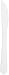 AmazonBasics Heavy-Weight Plastic Knives, White, 1,000-Count primary