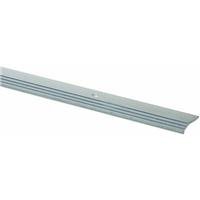 M-D Building Products 78006 Fluted 7/8-Inch by 36-Inch Carpet Trim, Silver