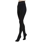 BriteLeafs Medical Compression Stockings, Opaque Pantyhose 15-20 mmHg Support, Women & Men, Closed Toe