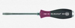 Click Here to See More Images Wiha 53330 Slotted Screwdriver, Heavy Duty with MicroFinish Handle, 10.0 x 175mm