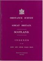 Ordnance Survey of Great Britain: Scotland - Indexes to the 1/2500 and 6-inch Scale Maps
