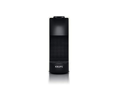 Nespresso von Krups Essenza Mini, 1200 W, schwarz Essenza, Mini mit Aeroccino 20.4 x 8.4 x 33 cm weiß – Bild 3