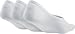 Nike 3 Pack Women's Lightweight Performance No-Show Socks, White/Black, Medium