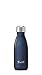 S'well Stainless Steel Water Bottle - 9 Fl Oz - Blue Suede - Triple-Layered Vacuum-Insulated Containers Keeps Drinks Cold for 27 Hours and Hot for 12 - with No Condensation - BPA Free Water Bottle
