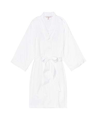Victoria's Secret White Satin Bridal Robe