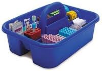 15957998 Tray Tote Phlebotomy w/TbeHdr Blue sold indivdually sold as Individually Pt# 10464 by Phlebotic