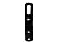 Small Black Bottom Guide Stay Roller Adjustable for Barn Door Hardware