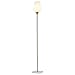 Amazon Brand – Rivet Harper Marble and Brass Uplight Floor Lamp, Bulb Included, 71