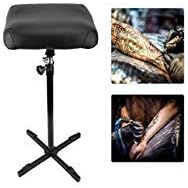Tattoo Arm Rest, Heavy Duty Cross Adjustable Height Arm Leg Rest Tattoo Soft Sponge Pad Armrest Stand Portable Tattoo Leg for Studio Salon Tattoo (Package update)