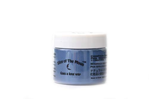 Slice of the Moon: Flashing Blue Mica Powder 1oz, Cosmetic Mica, Soap Making, Candle Making,Resin Dye, Lip Balm, Eye Liner Mica