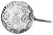 Bombay Duck - Spotty Buttons Round Ball Cupboard/Drawer Door Knob - Cream Buttons