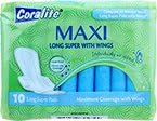 Coralite Maxi Long Super Pad with Wings, 10ct - Bulk case of 24